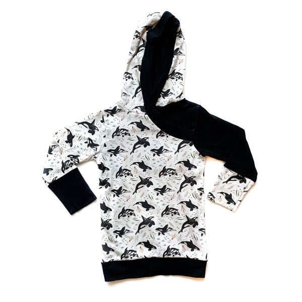 Toddler Orca Whale Hoodie