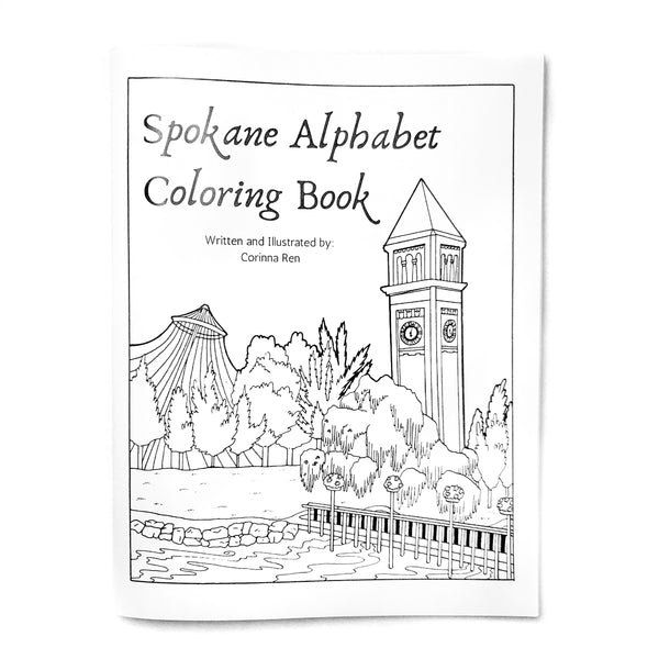 Spokane Alphabet Coloring Book - Digital Copy