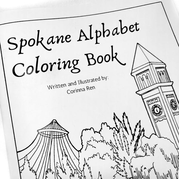 Spokane Alphabet Coloring Book - Digital Copy