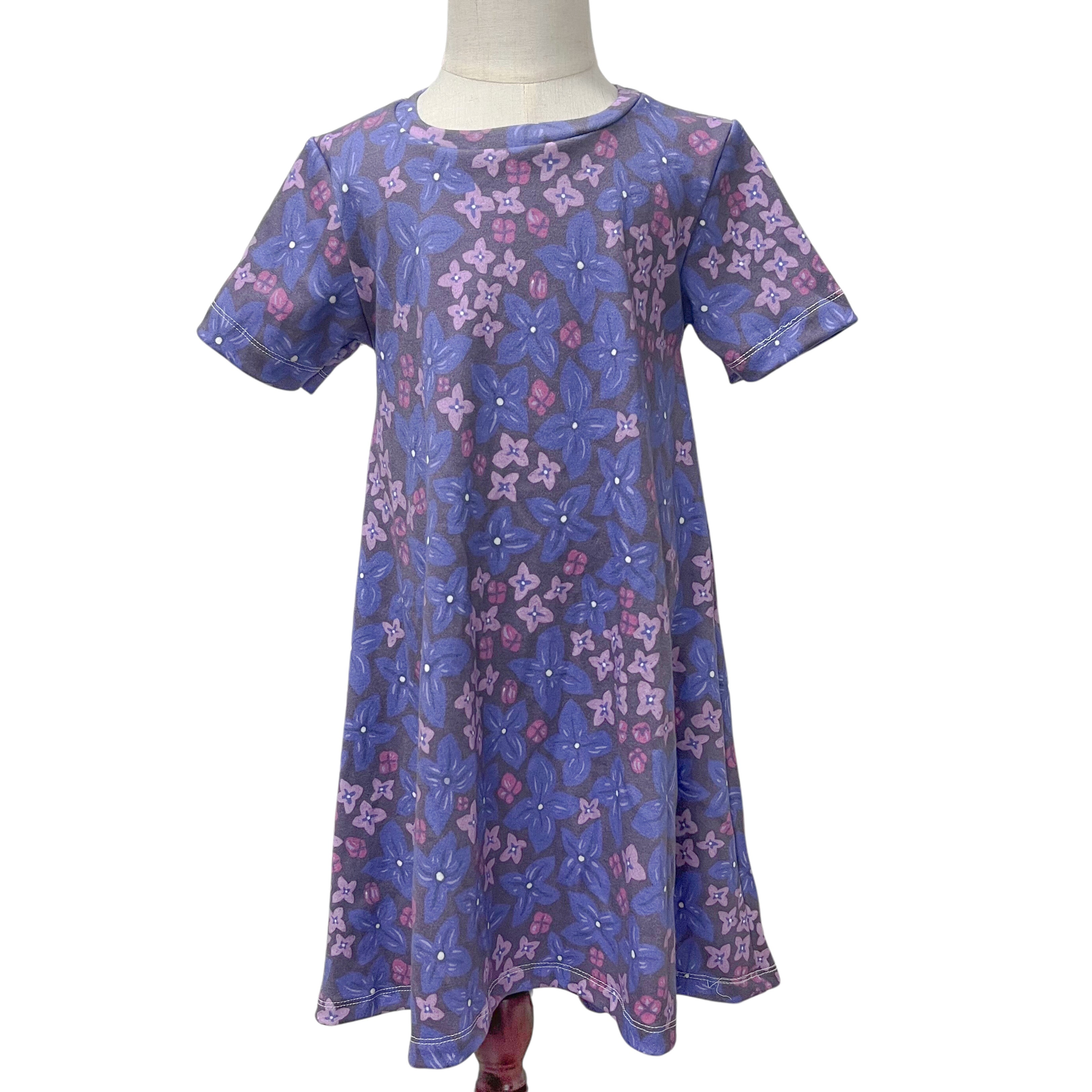 Children's Deconstructed Lilac Tunic Dress