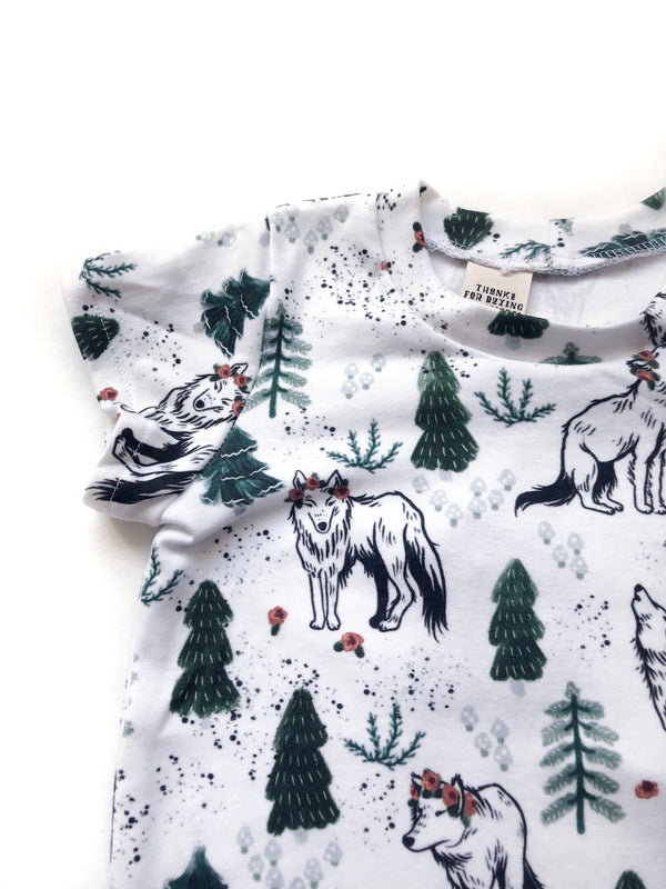 Children's Wolves in the Woods Tee