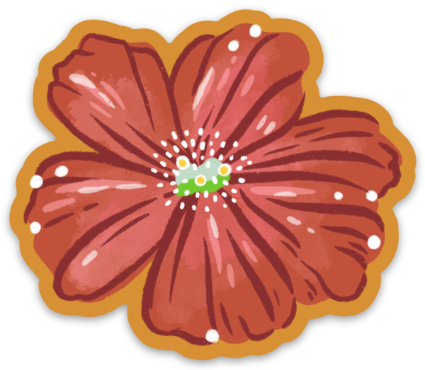 Floral 002 Sticker