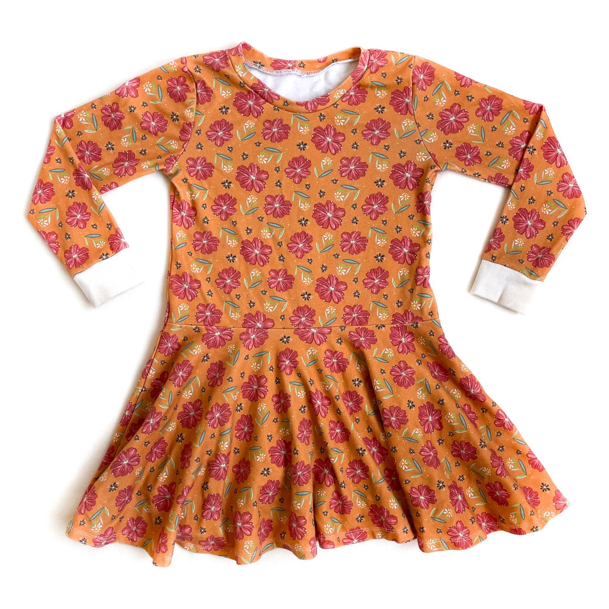 Baby Fall Floral Twirl Dress