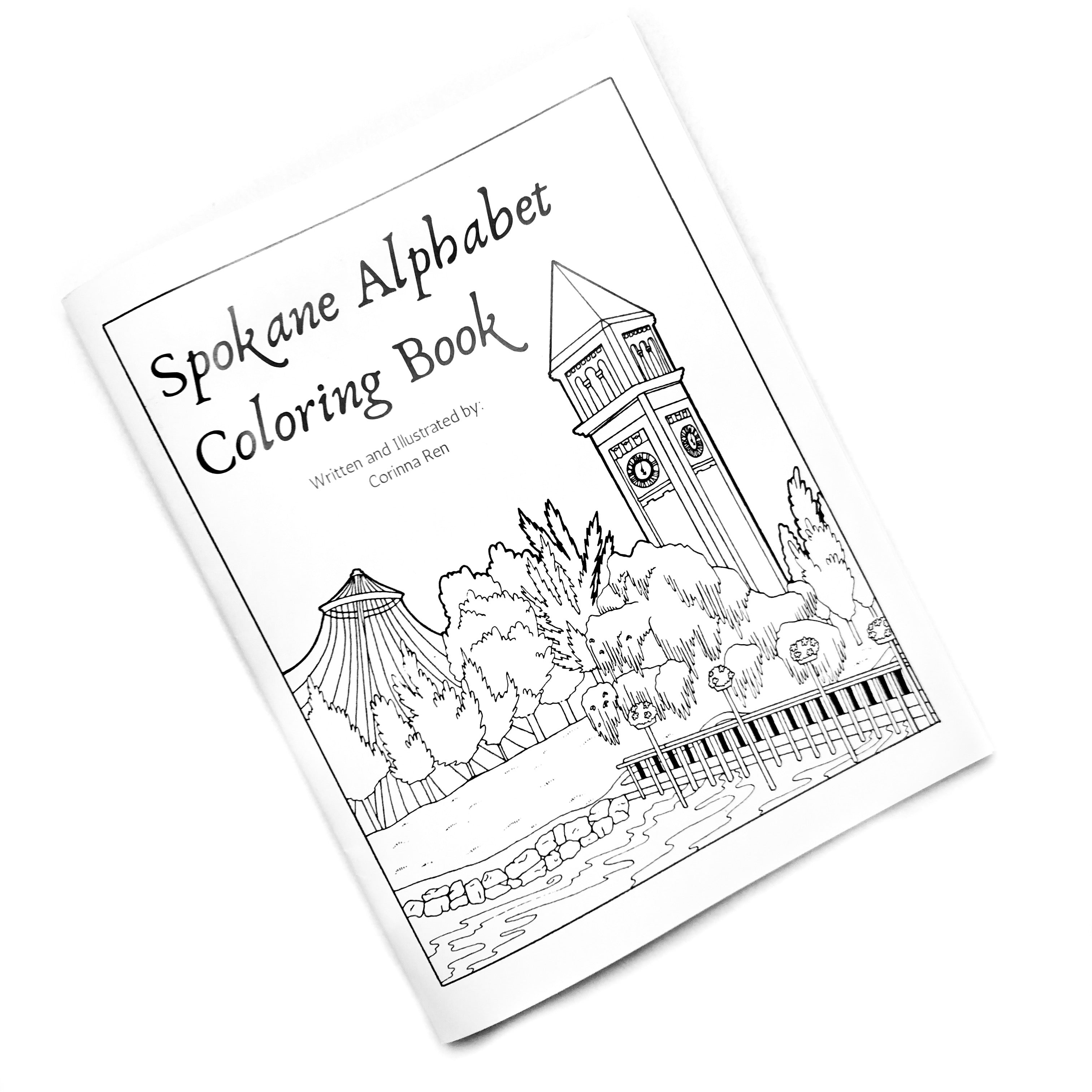 Spokane Alphabet Coloring Book - Digital Copy