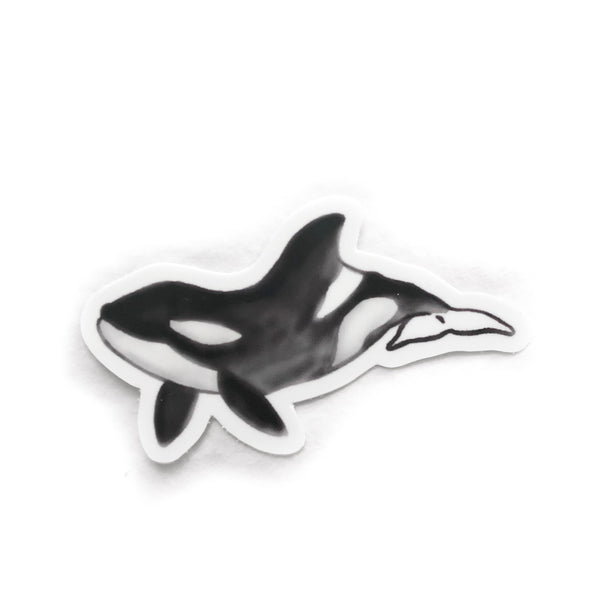 Orca Whale Left 01 Sticker