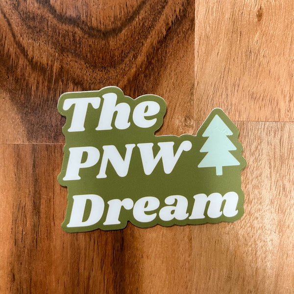 The PNW Dream Rep Sticker - Grass