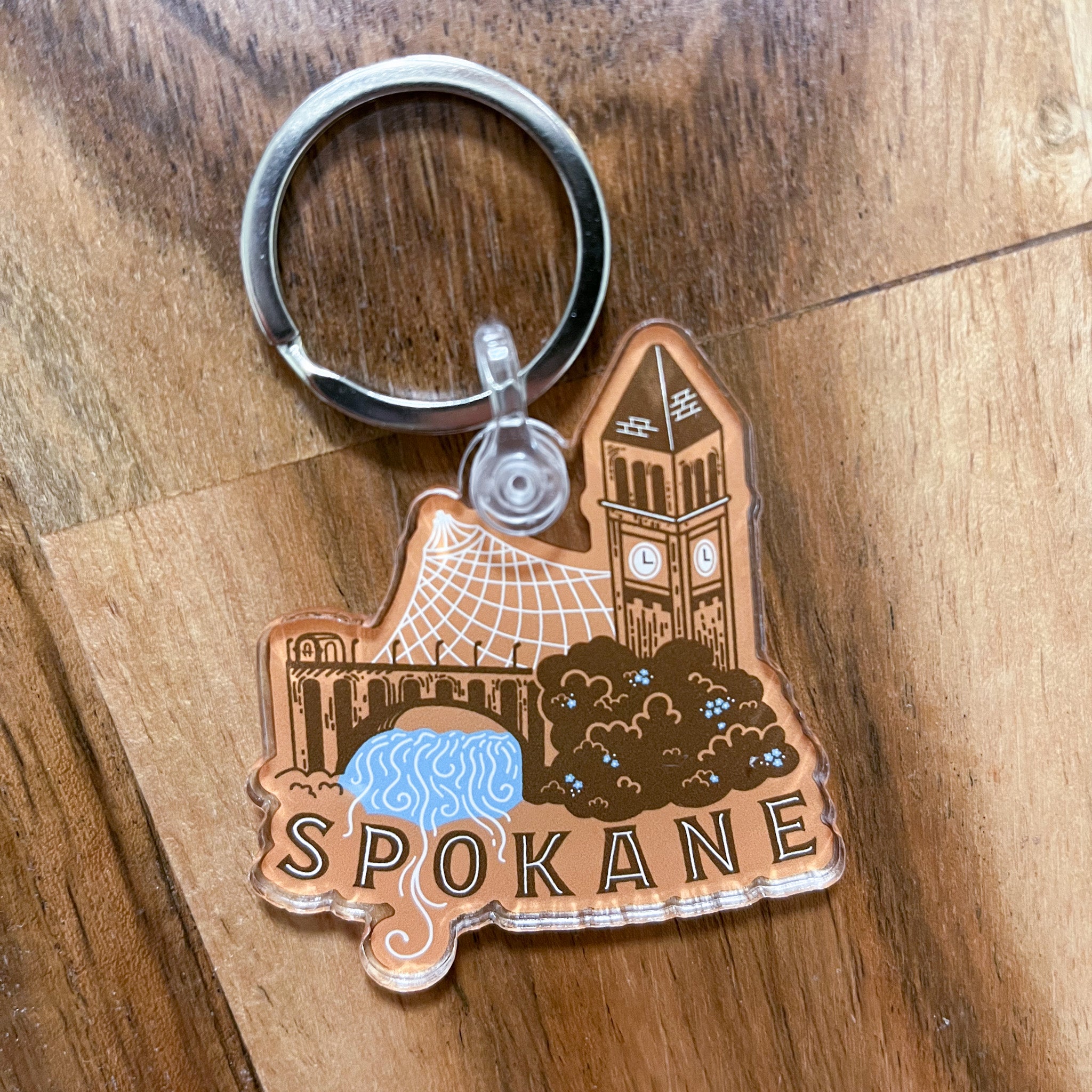Riverfront Spokane Keychain