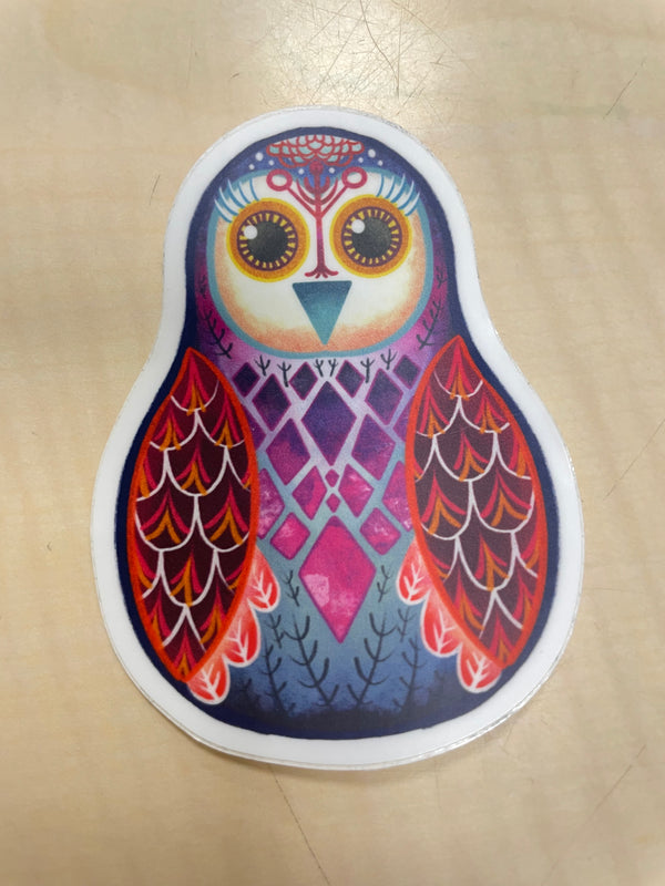 Ollie the Owl Sticker