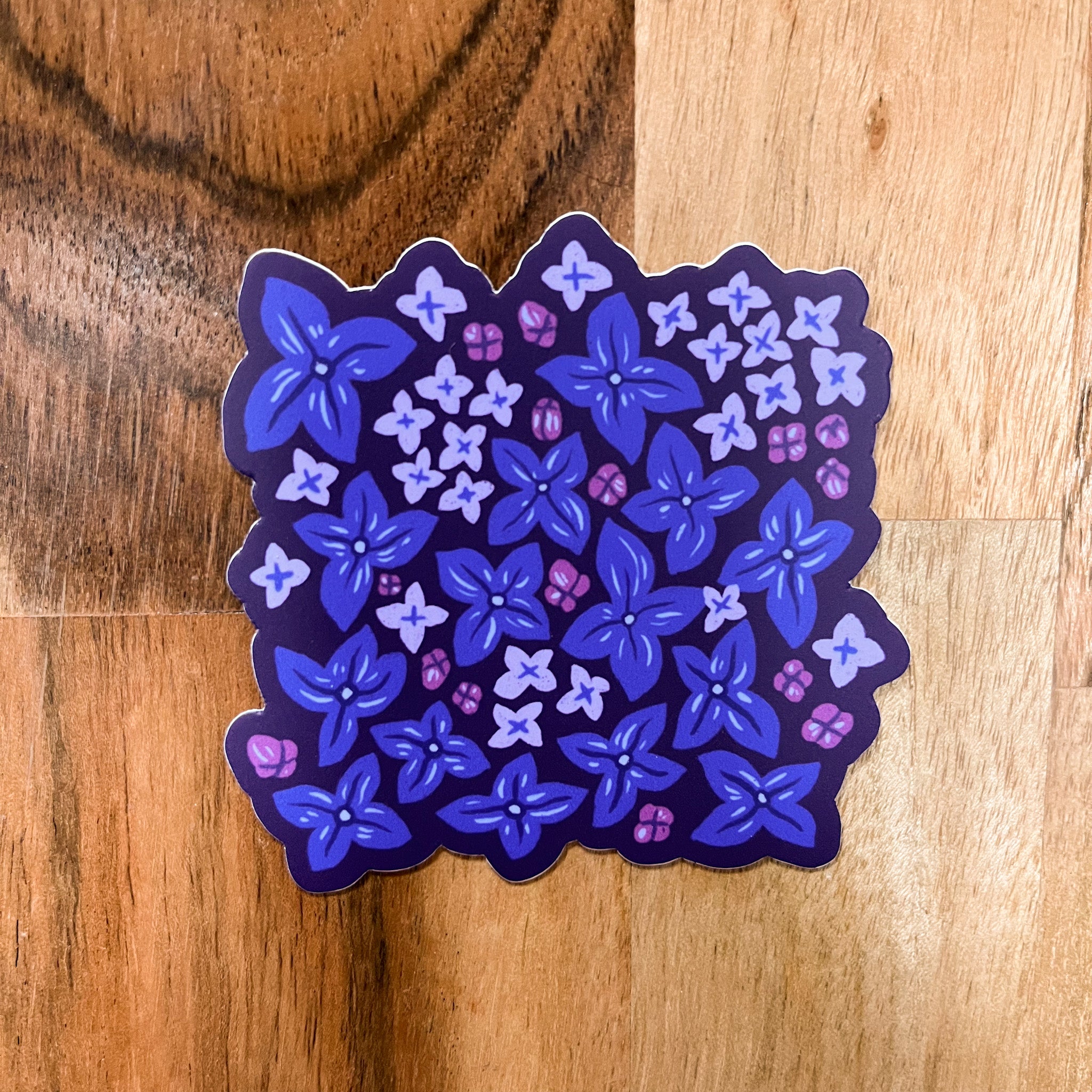 Deconstructed Lilac - Plum Sticker