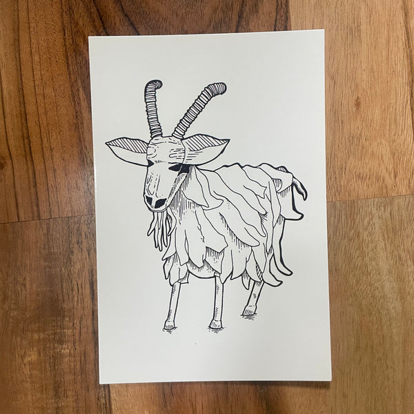 Spokane Goat Post Card