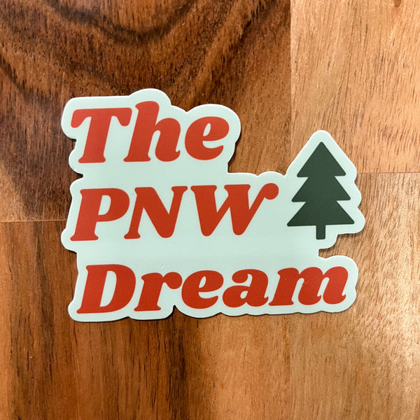The PNW Dream Rep Sticker - Mint