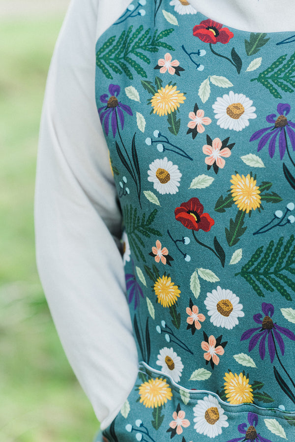 Women's Blue Spring Hoodie